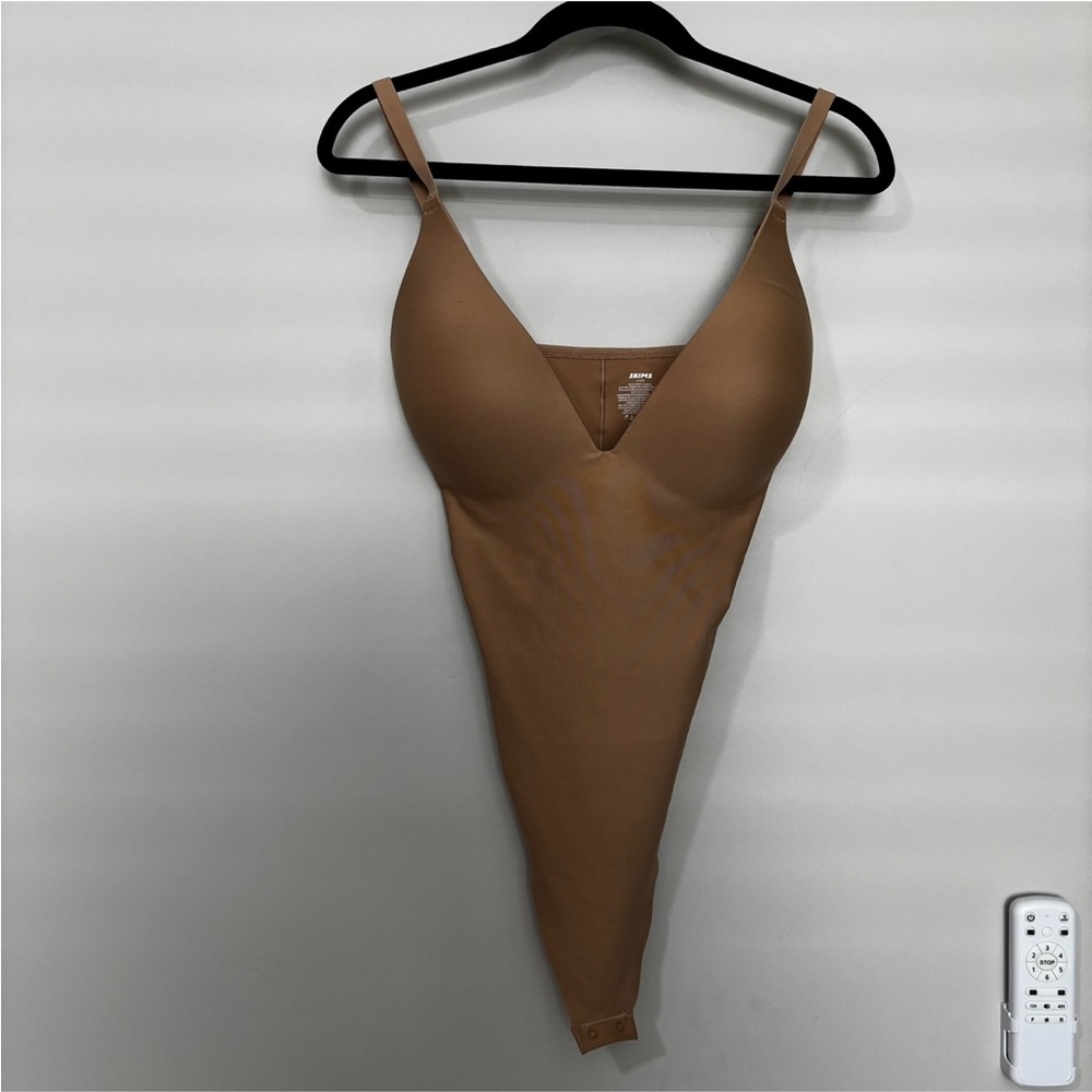SKIMS Tan Shapewear Bodysuit